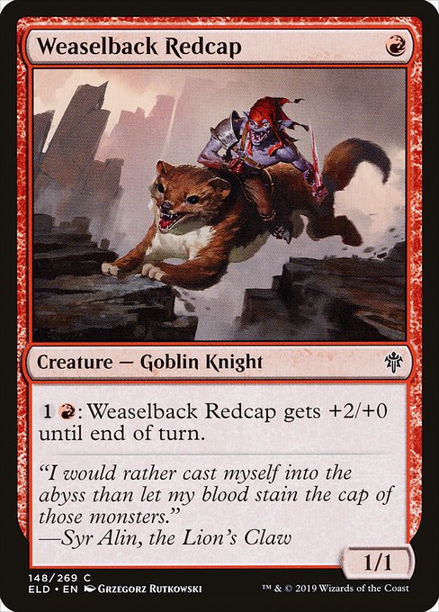 Weaselback Redcap - Throne of Eldraine