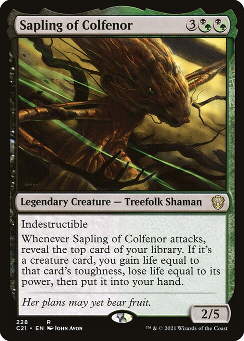 Sapling of Colfenor - Commander 2021