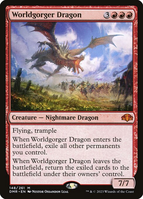 Worldgorger Dragon - Dominaria Remastered