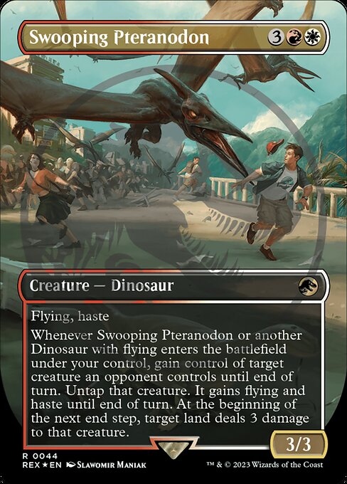 Swooping Pteranodon - Jurassic World Collection - Borderless
