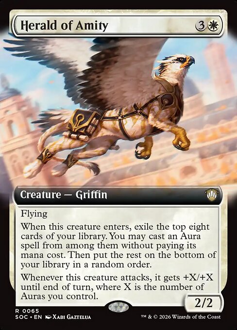 Herald of Amity - Secrets of Strixhaven Commander - Extended Art