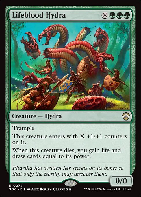Lifeblood Hydra - Secrets of Strixhaven Commander