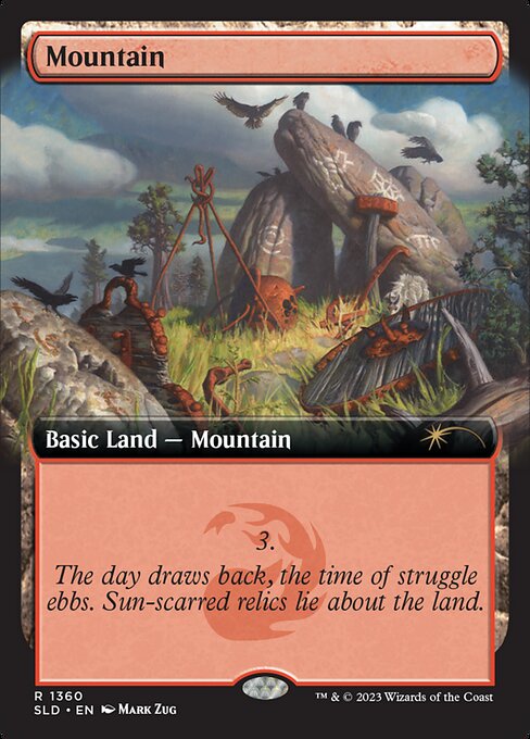 Mountain - Secret Lair Drop - Extended Art