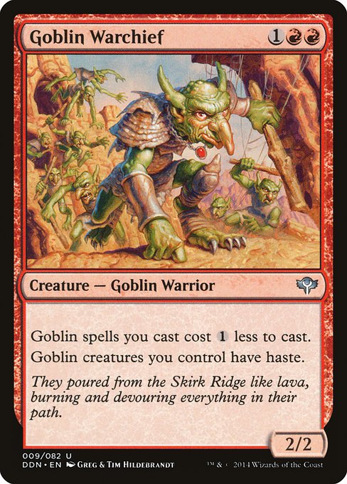 Goblin Warchief - Duel Decks: Speed vs. Cunning