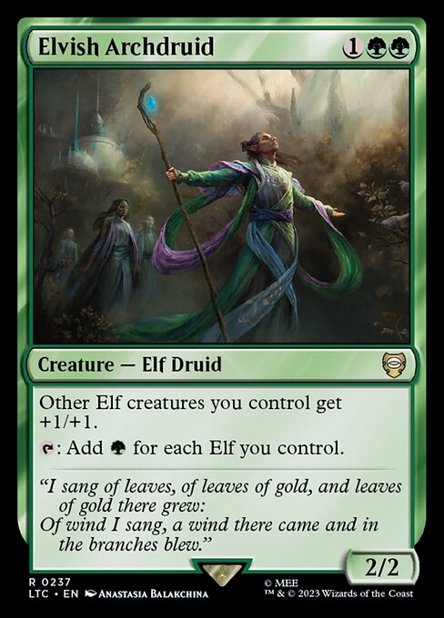 Elvish Archdruid - Tales of Middle-earth Commander