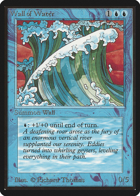 Wall of Water - Limited Edition Beta