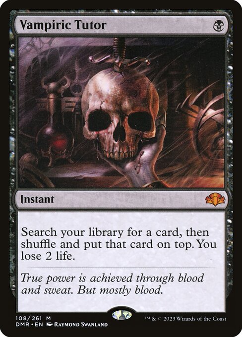 Vampiric Tutor - Dominaria Remastered