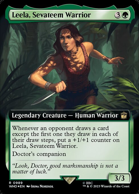 Leela, Sevateem Warrior - Doctor Who - Surge Foil