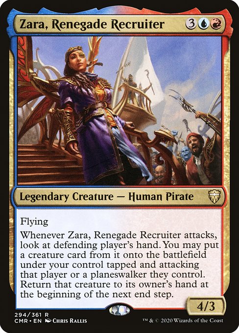Zara, Renegade Recruiter - Commander Legends