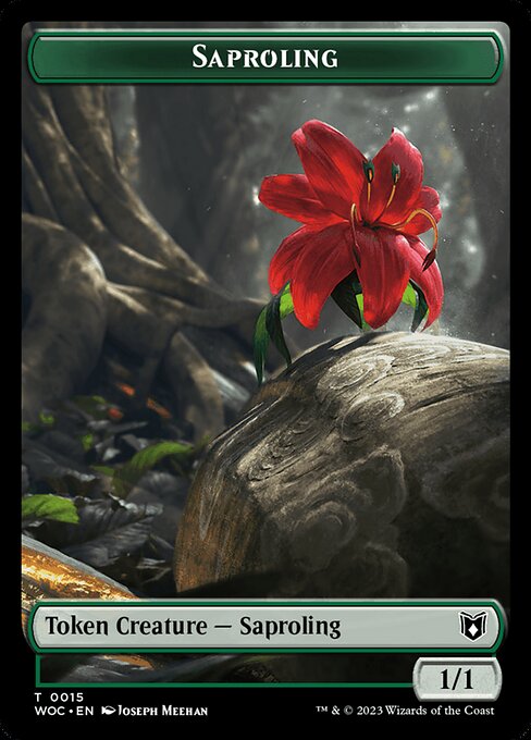 Saproling - Wilds of Eldraine Commander Tokens