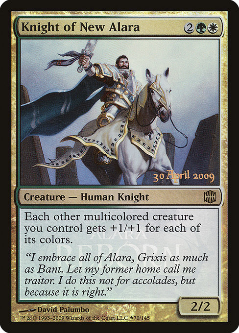 Knight of New Alara - Alara Reborn Promos - Promo Foil