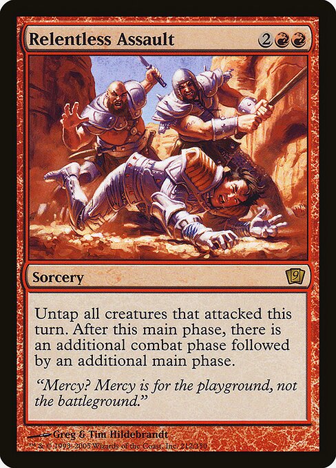 Relentless Assault - Ninth Edition - Promo Foil