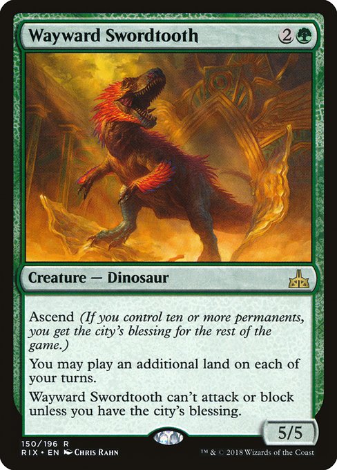 Wayward Swordtooth - Rivals of Ixalan