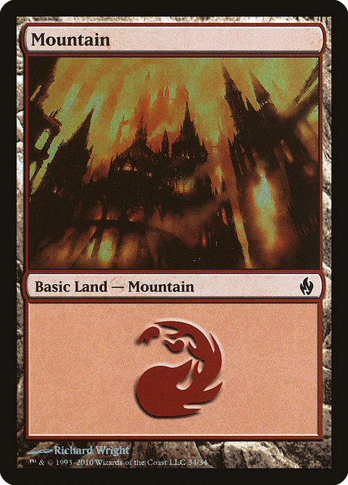 Mountain - Premium Deck Series: Fire and Lightning - Promo Foil