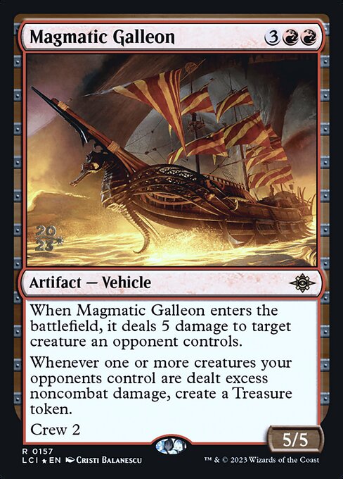 Magmatic Galleon - The Lost Caverns of Ixalan Promos - Promo Foil