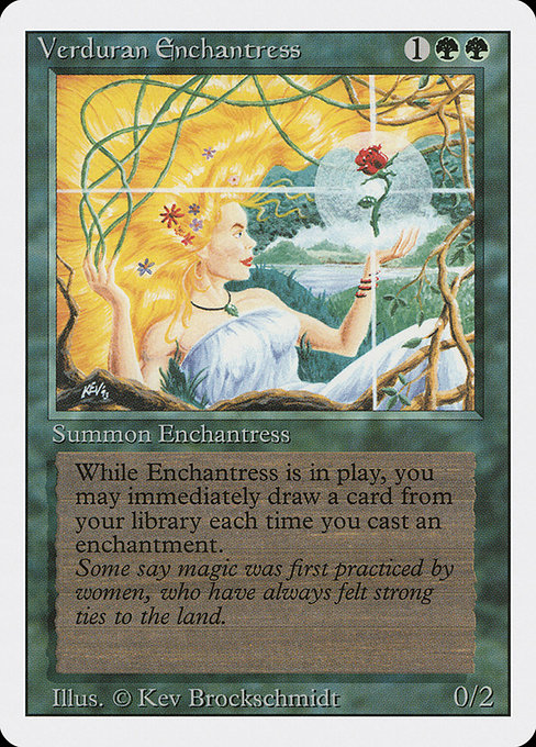 Verduran Enchantress - Revised Edition