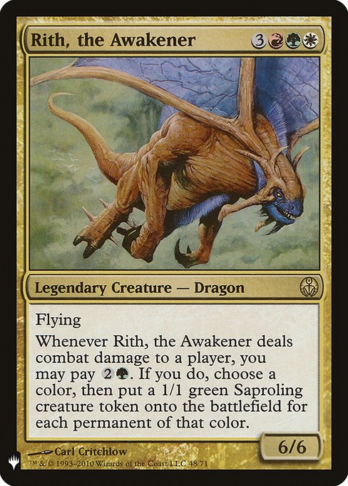 Rith, the Awakener - The List