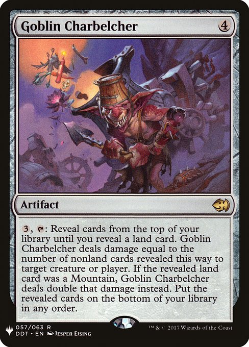 Goblin Charbelcher - The List