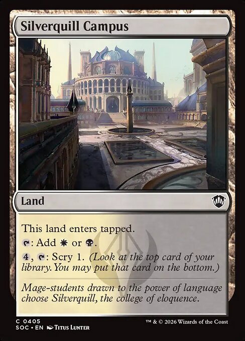 Silverquill Campus - Secrets of Strixhaven Commander