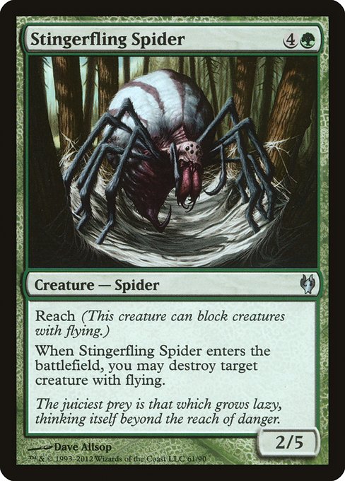 Stingerfling Spider - Duel Decks: Izzet vs. Golgari