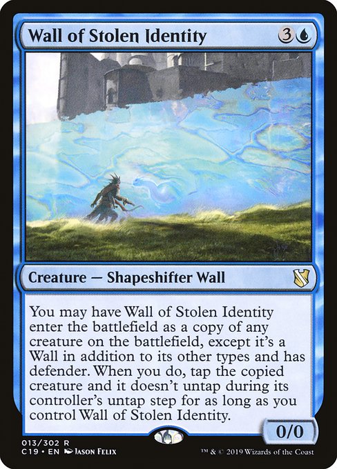 Wall of Stolen Identity - Commander 2019