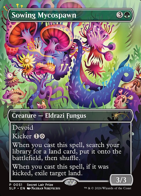 Sowing Mycospawn - Secret Lair Promo - Borderless