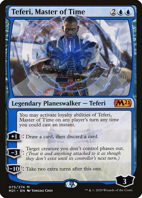 Teferi, Master of Time - Core Set 2021 Promos