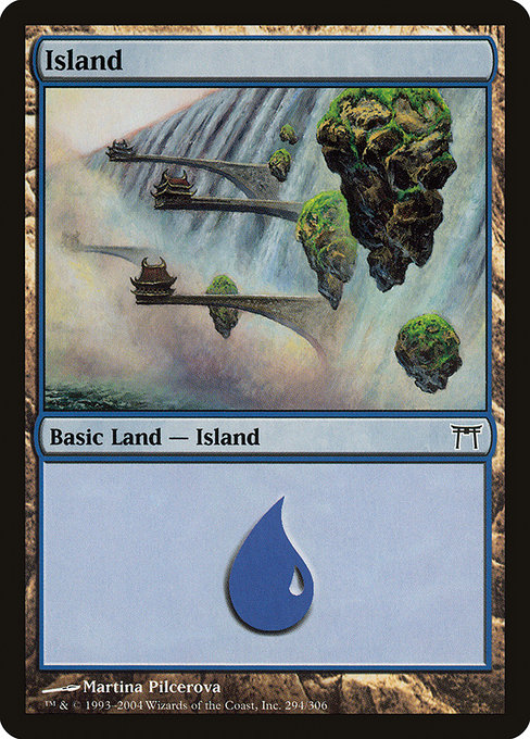 Island - Champions of Kamigawa