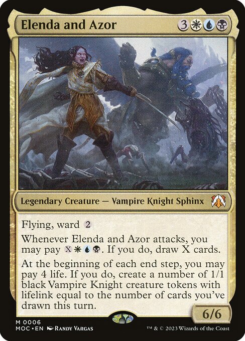 Elenda and Azor - March of the Machine Commander