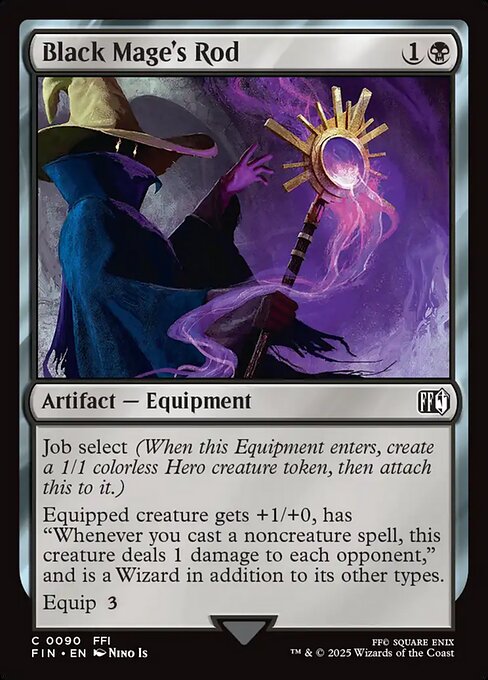 Black Mage's Rod - Final Fantasy