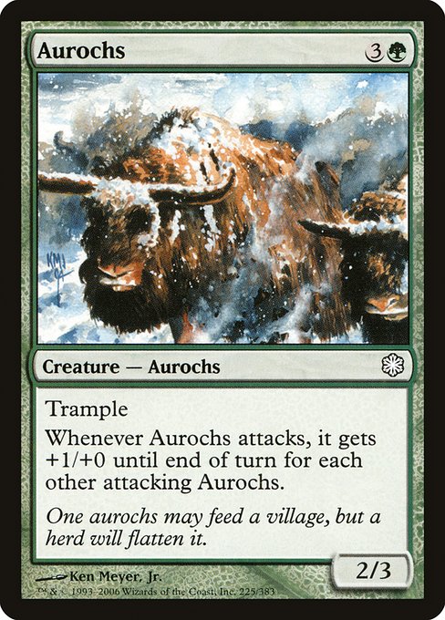 Aurochs - Coldsnap Theme Decks