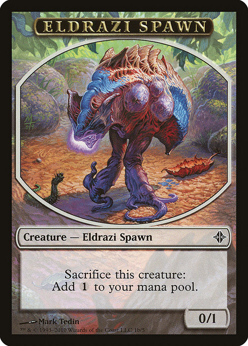 Eldrazi Spawn - Rise of the Eldrazi Tokens