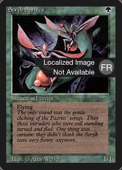 Farfadets de la scrutaie (Scryb Sprites) - Foreign Black Border
