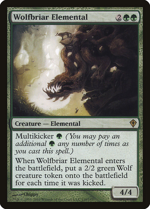 Wolfbriar Elemental - Worldwake