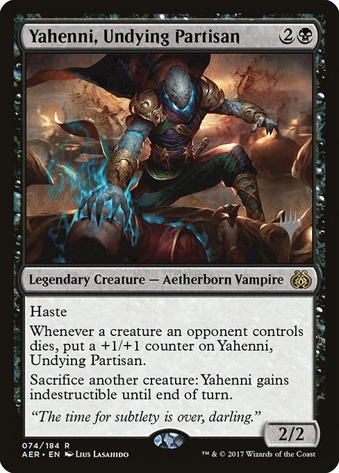 Yahenni, Undying Partisan - Aether Revolt Promos