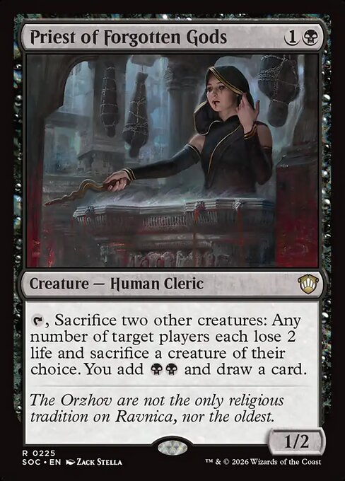 Priest of Forgotten Gods - Secrets of Strixhaven Commander