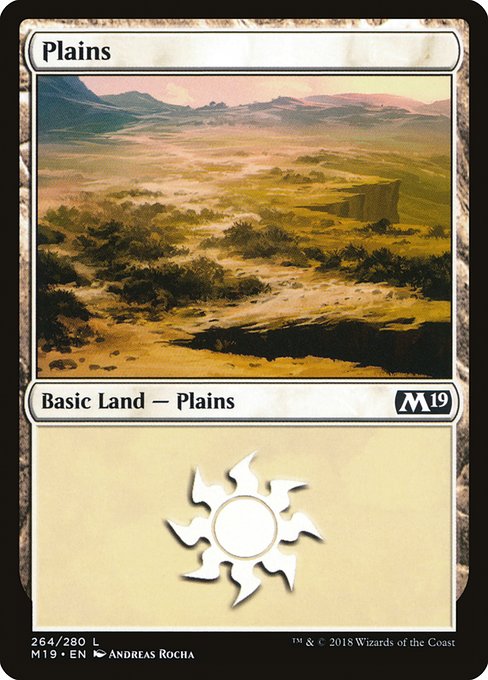Plains - Core Set 2019