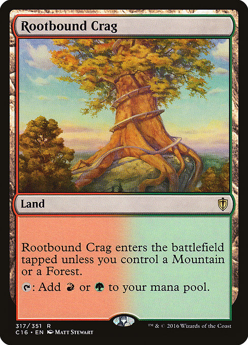 Rootbound Crag - Commander 2016