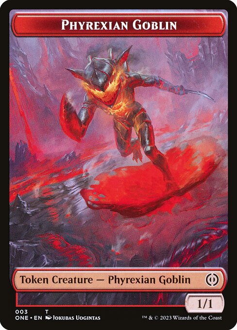 Phyrexian Goblin - Phyrexia: All Will Be One Tokens