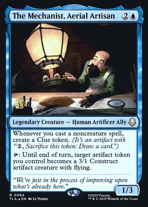 The Mechanist, Aerial Artisan - Avatar: The Last Airbender Promos