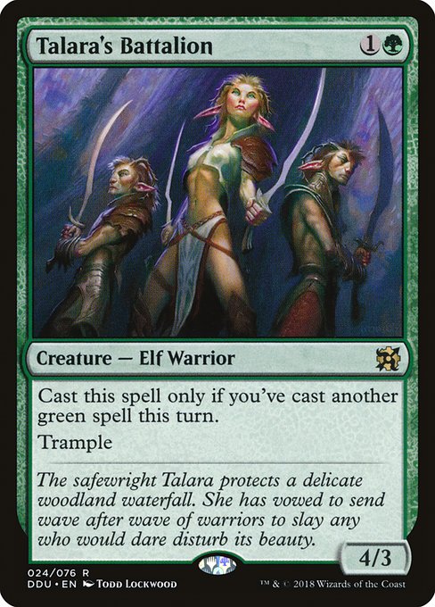 Talara's Battalion - Duel Decks: Elves vs. Inventors