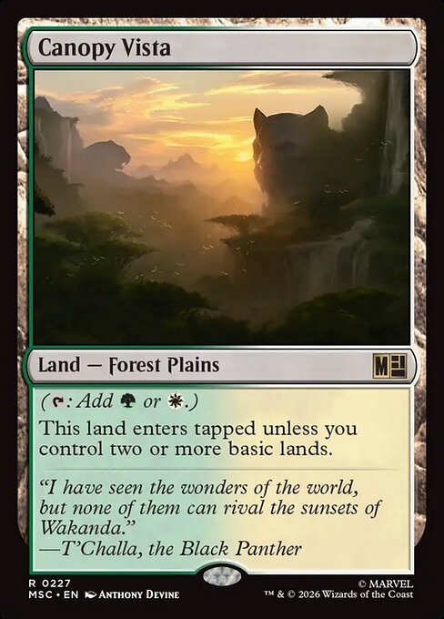 Canopy Vista - Marvel Super Heroes Commander