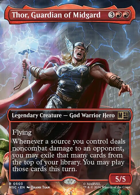Thor, Guardian of Midgard - Marvel Super Heroes Commander - Borderless