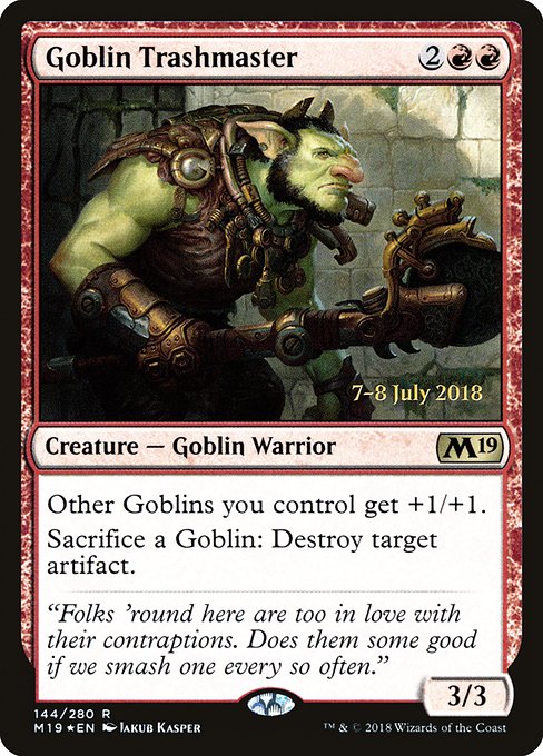 Goblin Trashmaster - Core Set 2019 Promos