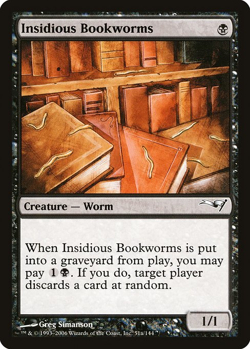 Insidious Bookworms - Coldsnap Theme Decks