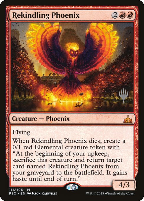 Rekindling Phoenix - Rivals of Ixalan Promos