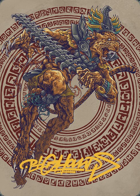 Sovereign Okinec Ahau - The Lost Caverns of Ixalan Art Series - Borderless