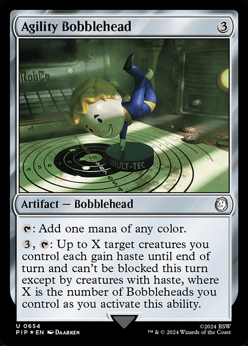 Agility Bobblehead - Fallout - Surge Foil