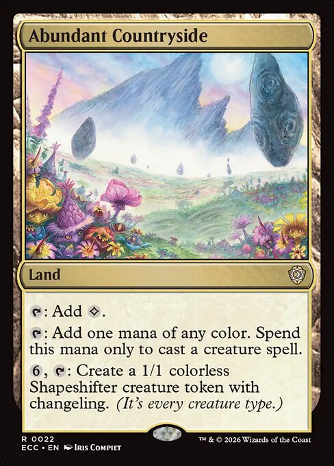 Abundant Countryside - Lorwyn Eclipsed Commander