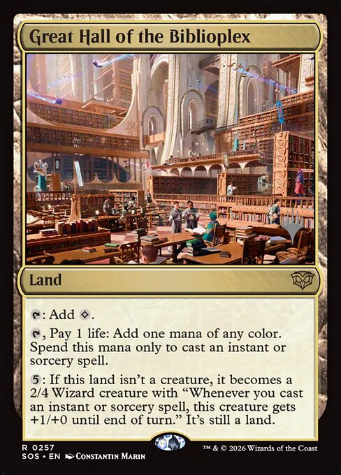 Great Hall of the Biblioplex - Secrets of Strixhaven Promos
